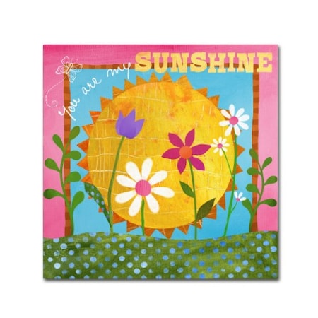 Fiona Stokes-Gilbert 'Sunshine' Canvas Art,24x24